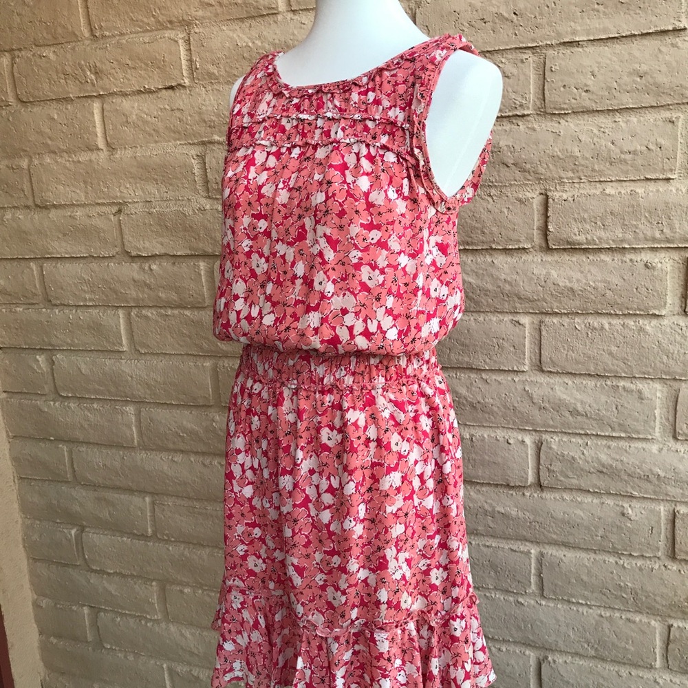 Floral dress.